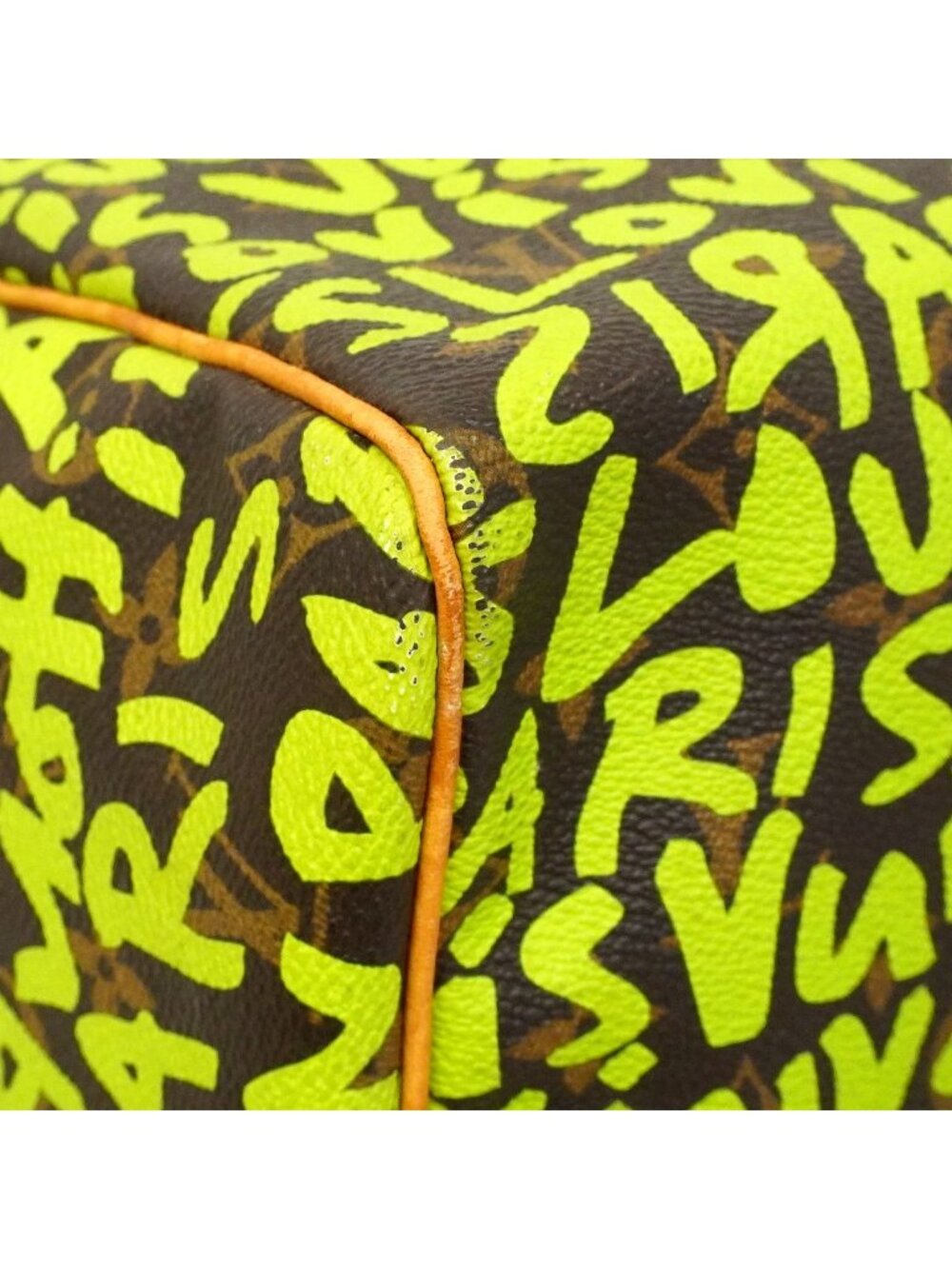 Louis Vuitton Handbag Monogram Graffiti Speedy 30 Vert - Picture 6 of 10